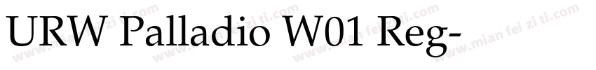 URW Palladio W01 Reg字体转换